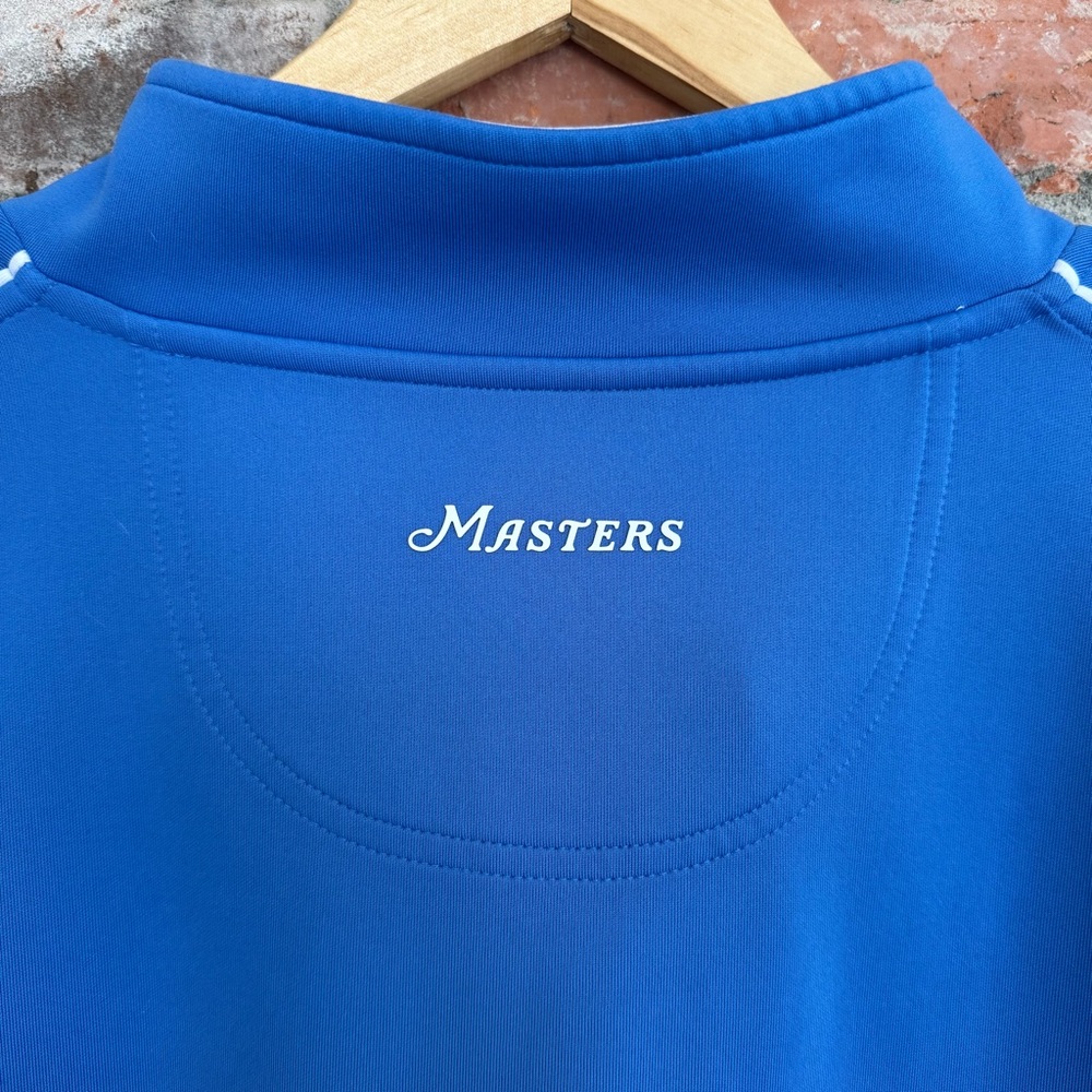 Masters Tech Performance Quarter Zip Pullover Blu… - image 5